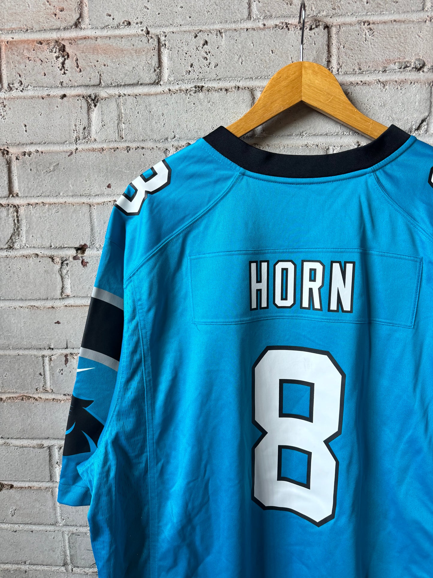 2022 Carolina Panthers Jaycee Horn Blue Nike NFL Game Jersey (XXL)