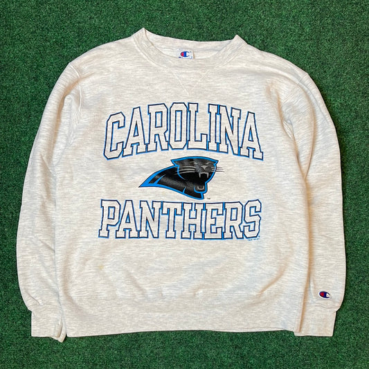 1993 Carolina Panthers Vintage NFL Champion Crewneck (Medium)