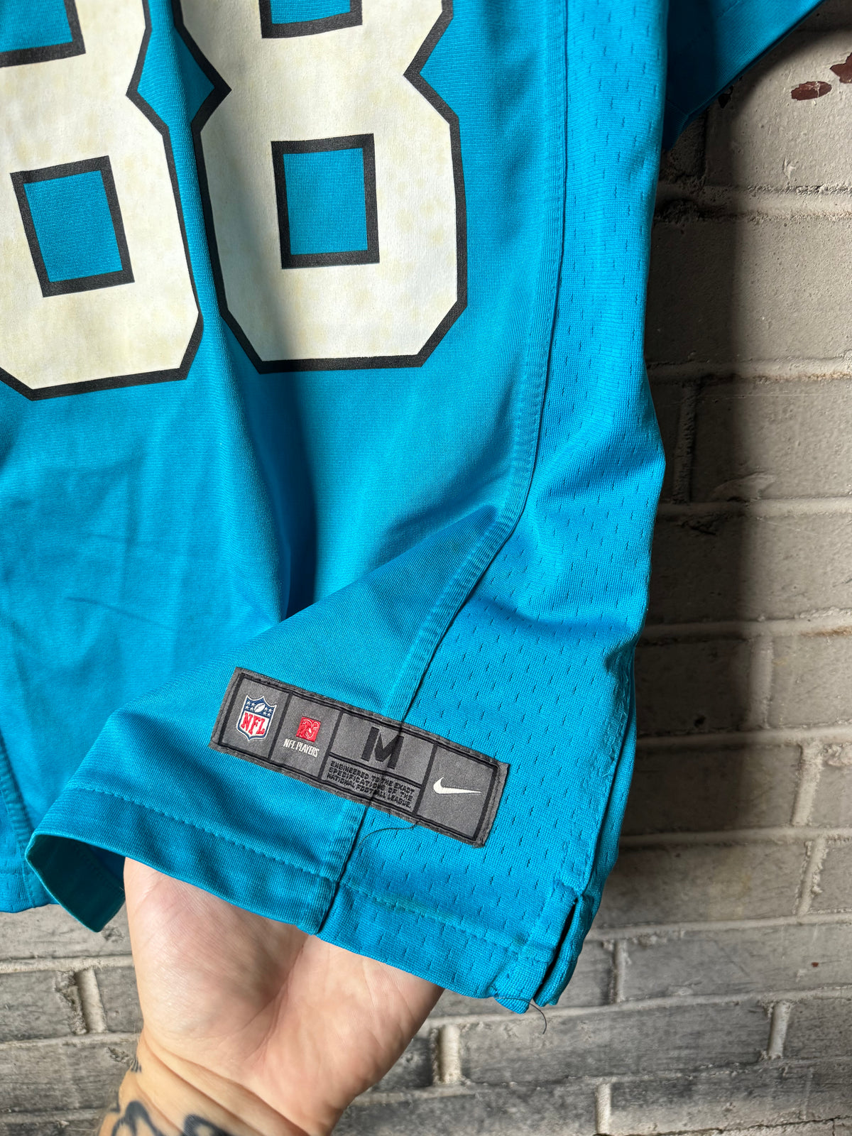 2012 Carolina Panthers Greg Olsen Alternate Blue Nike NFL Jersey (Youth Medium)