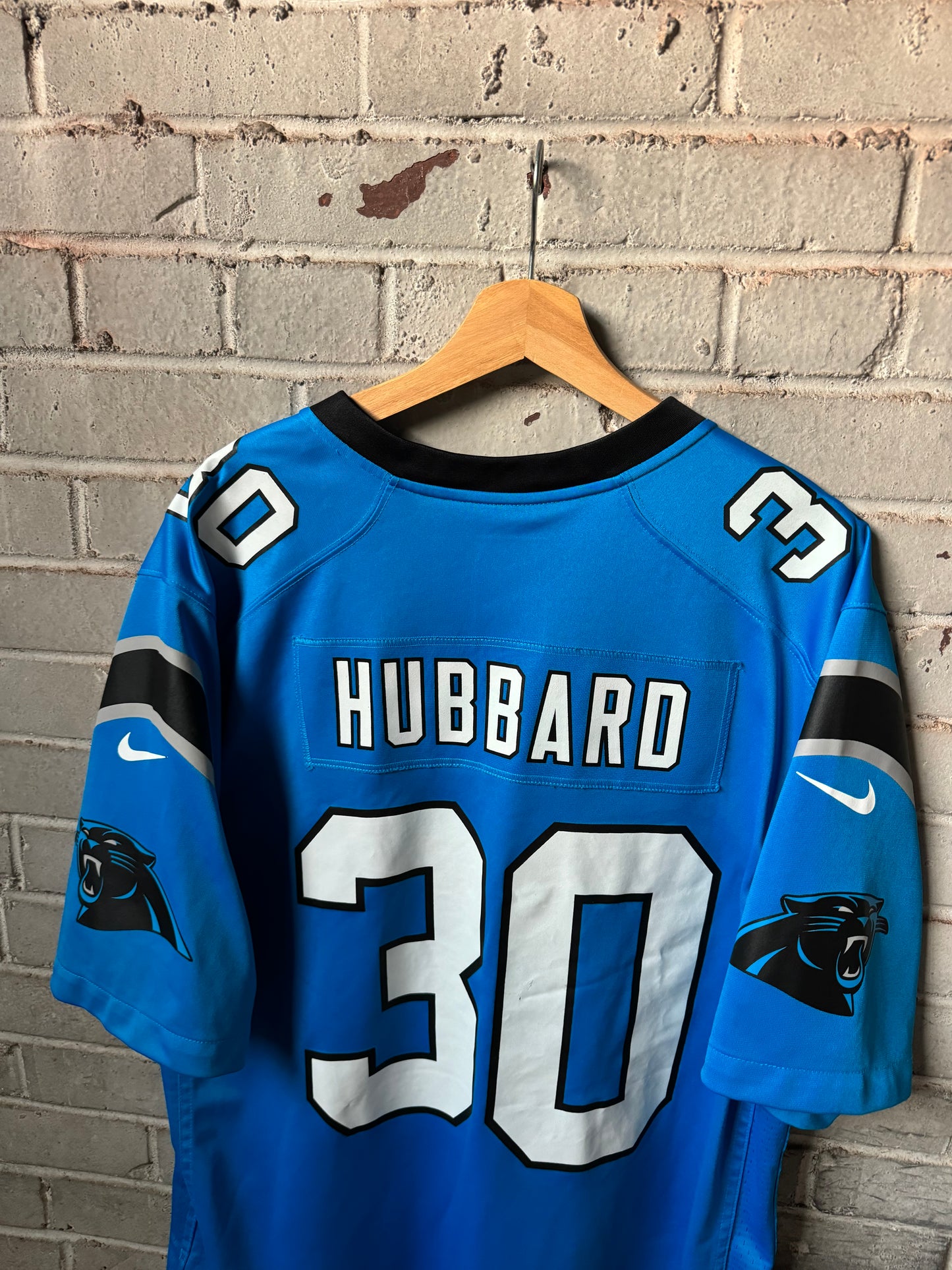 2023 Carolina Panthers Chuba Hubbard Blue Nike Game NFL Jersey (XL)