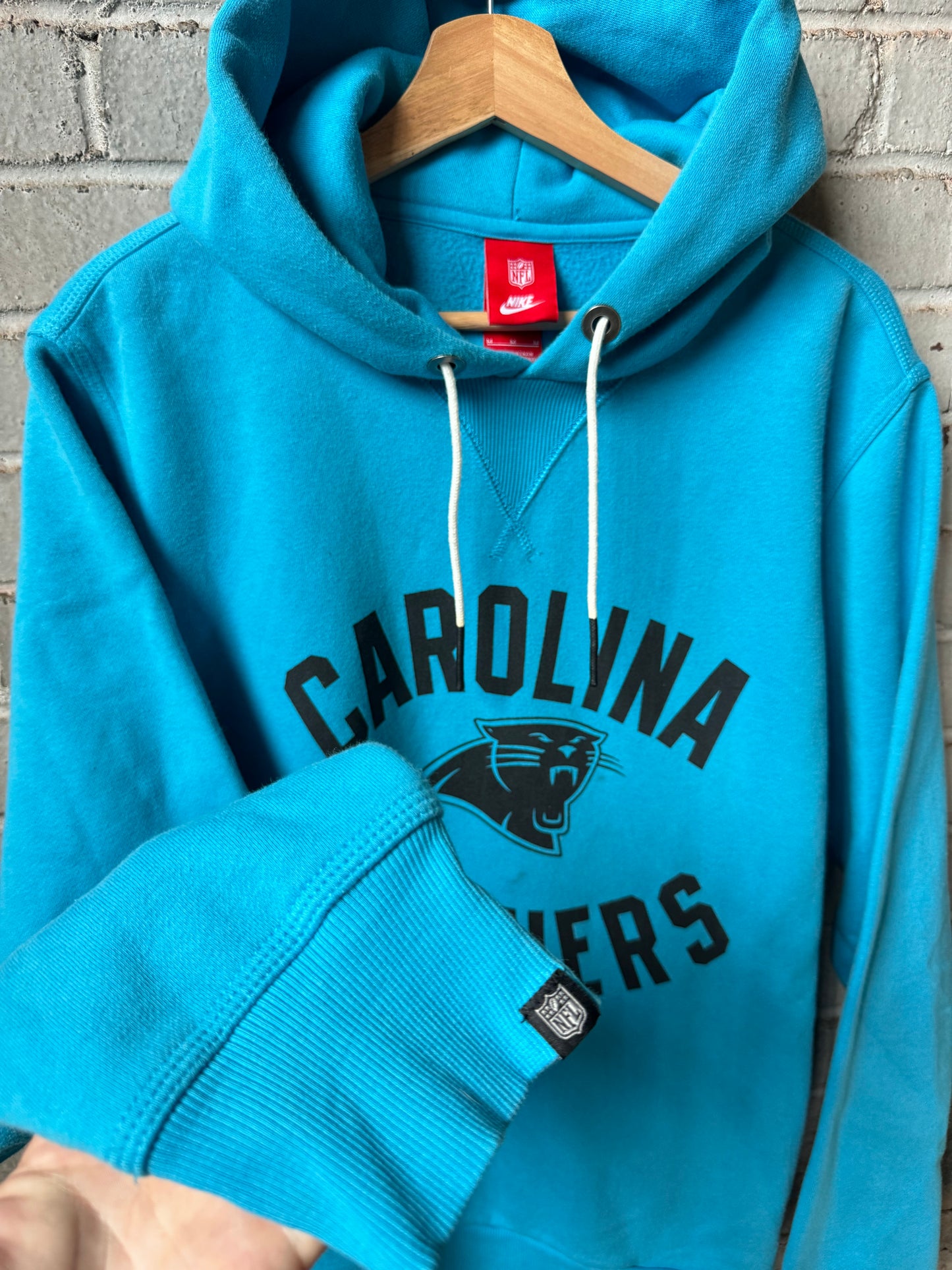 2013 Carolina Panthers Blue Nike Heavyweight NFL Hoodie (Medium)