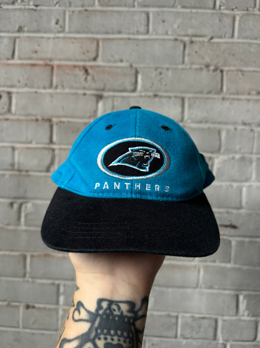 90’s Carolina Panthers Vintage Two Tone NFL Snapback Hat (Toddlers)