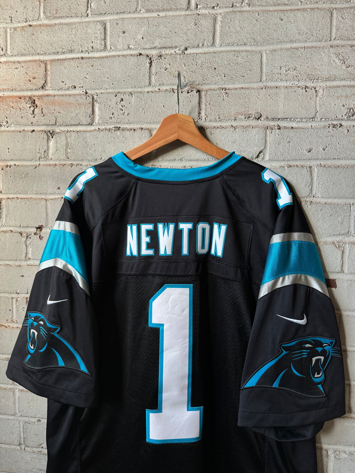 2016 Carolina Panthers Cam Newton Black Nike Vapor Limited Stitched NFL Jersey (XXL)