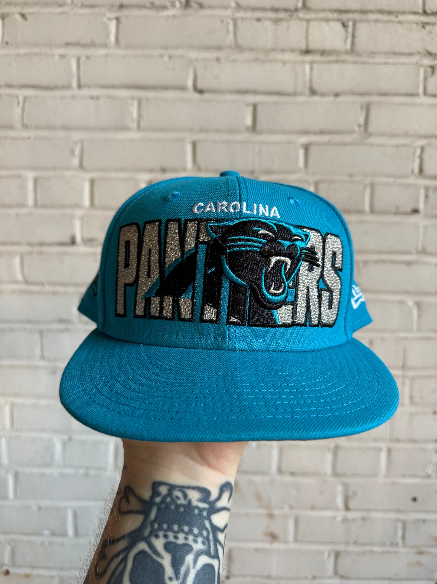 Carolina Panthers Blue New Era NFL Fitted Hat (7 1/2)
