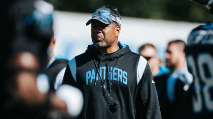 2022 Carolina Panthers Team Issued Black Nike Therma Fit Sideline NFL Hoodie (XL)