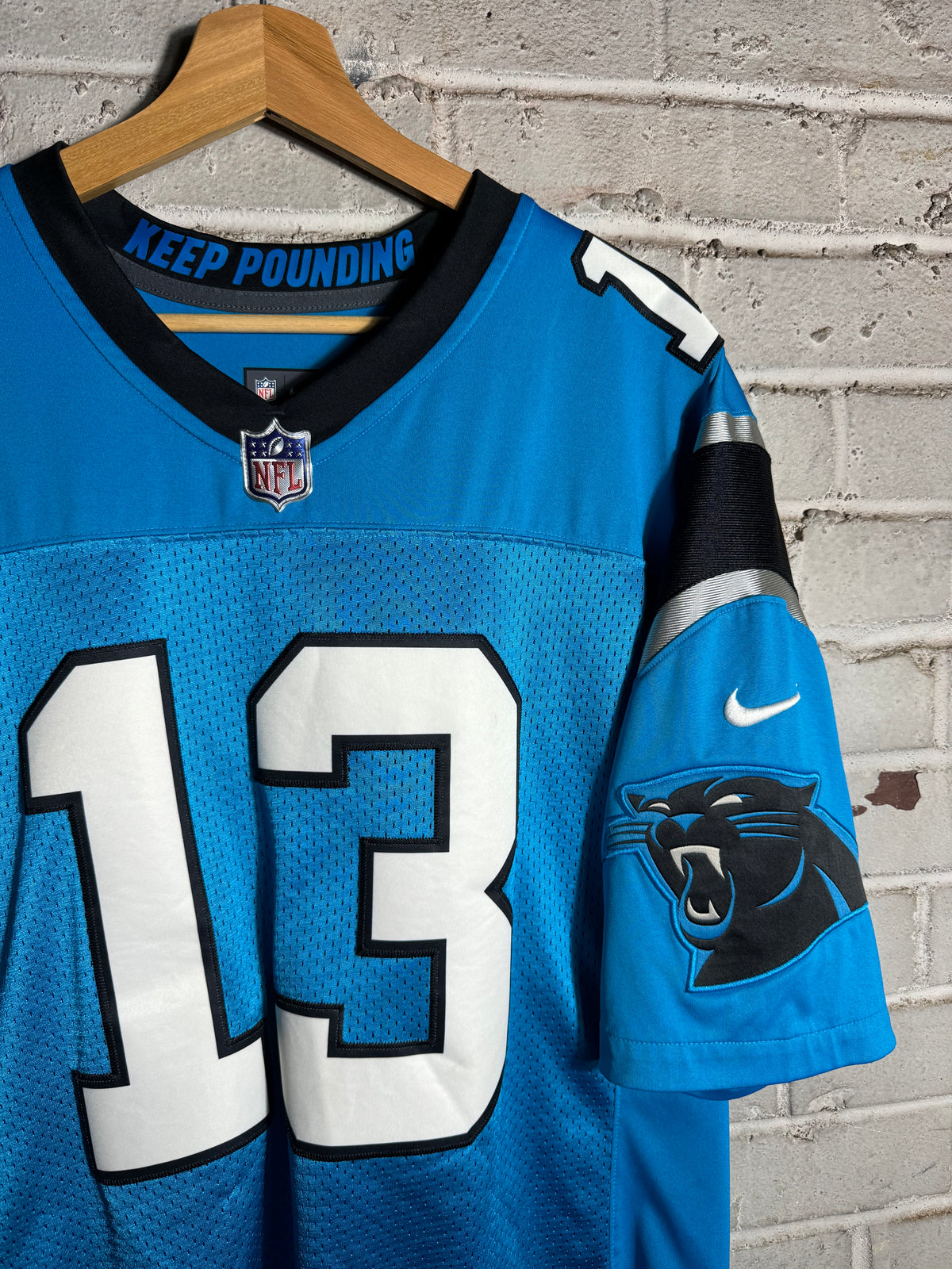 2017 Carolina Panthers Kelvin Benjamin Blue Alternate Nike Vapor Limited Stitched NFL Jersey (Large)