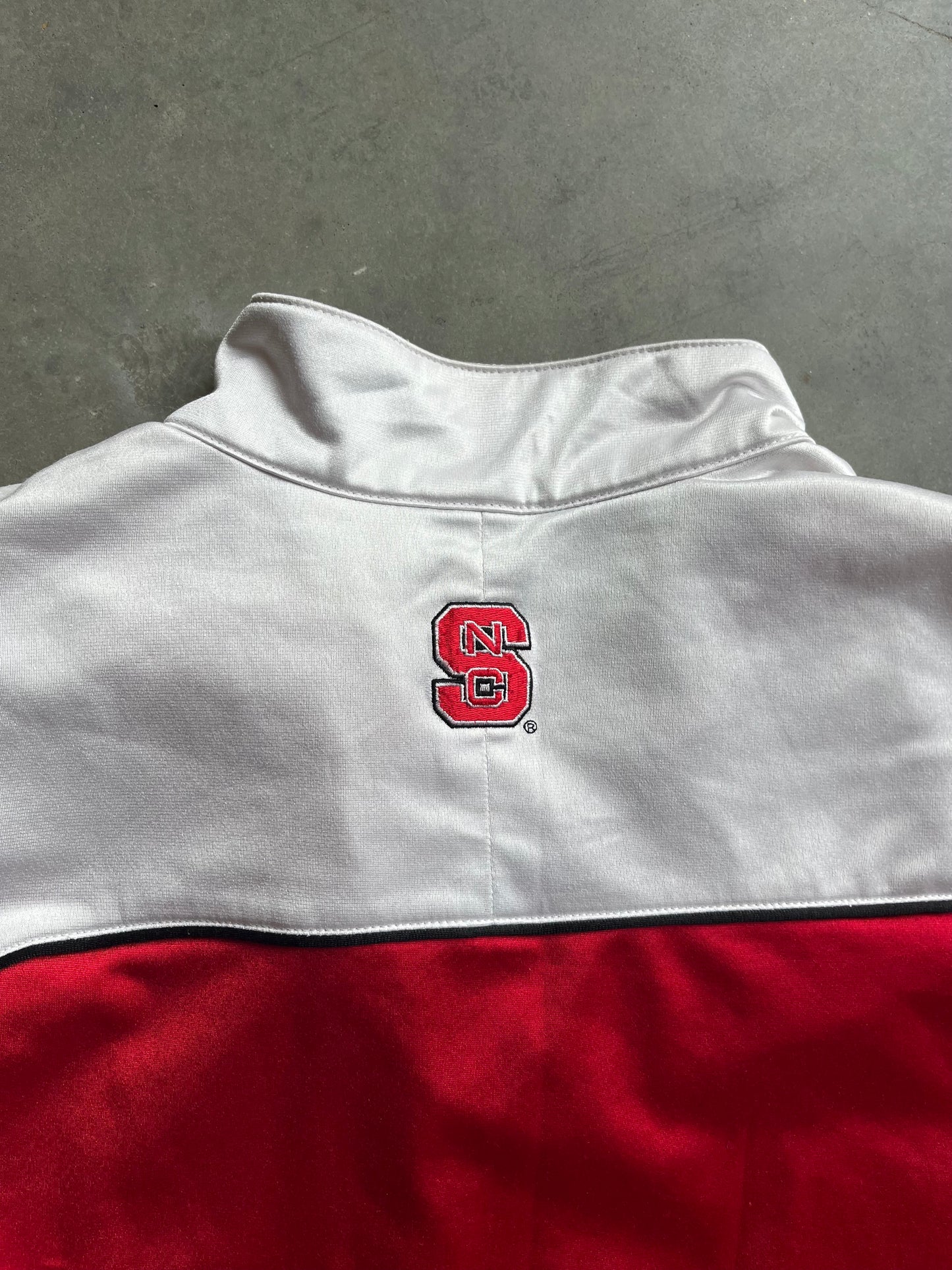 00’s N.C. State Wolfpack Basketball Vintage Nike Warm Up Jacket (XXL)