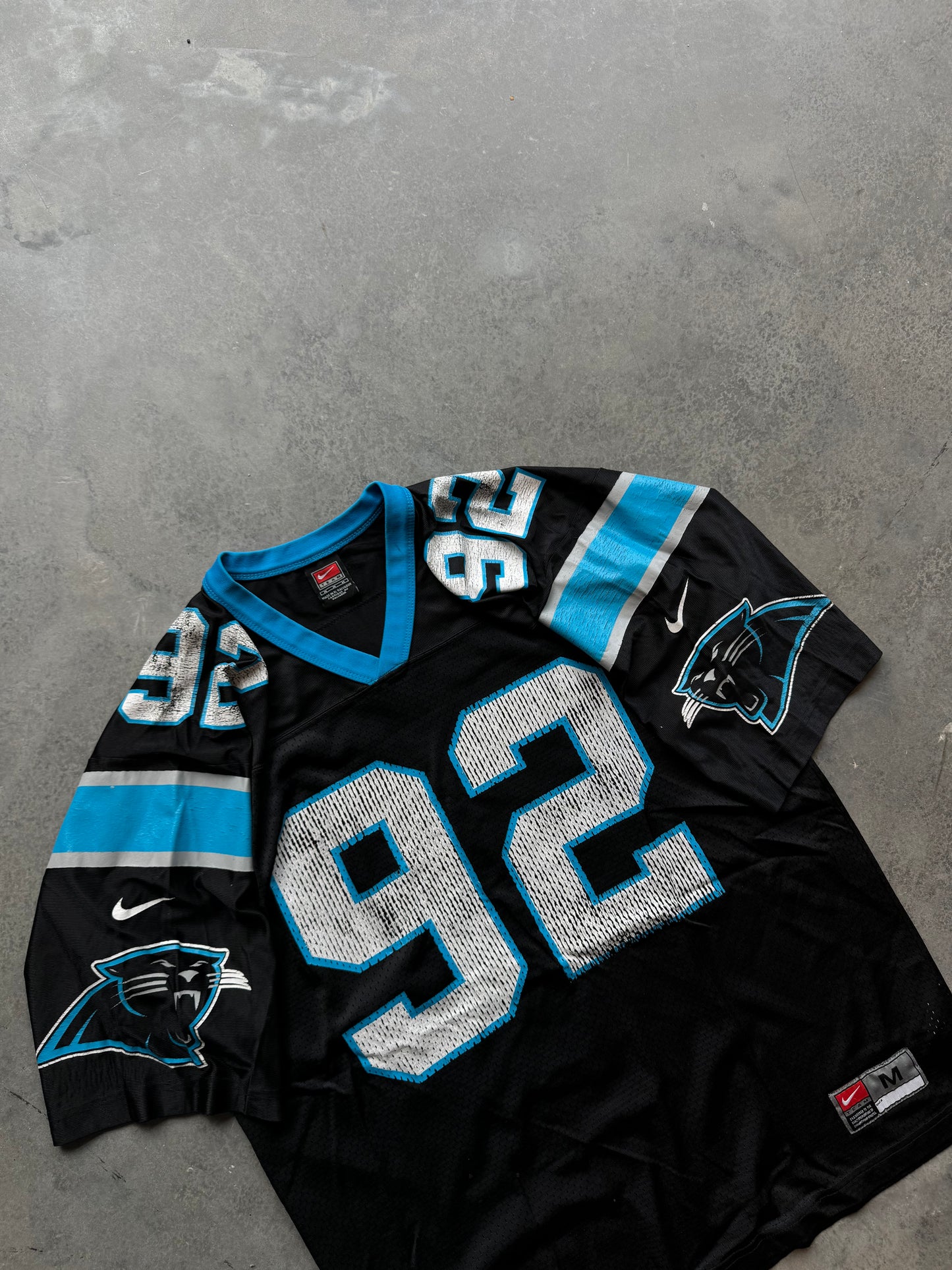 2000 Carolina Panthers Reggie White Vintage Black Nike NFL Jersey (Medium)