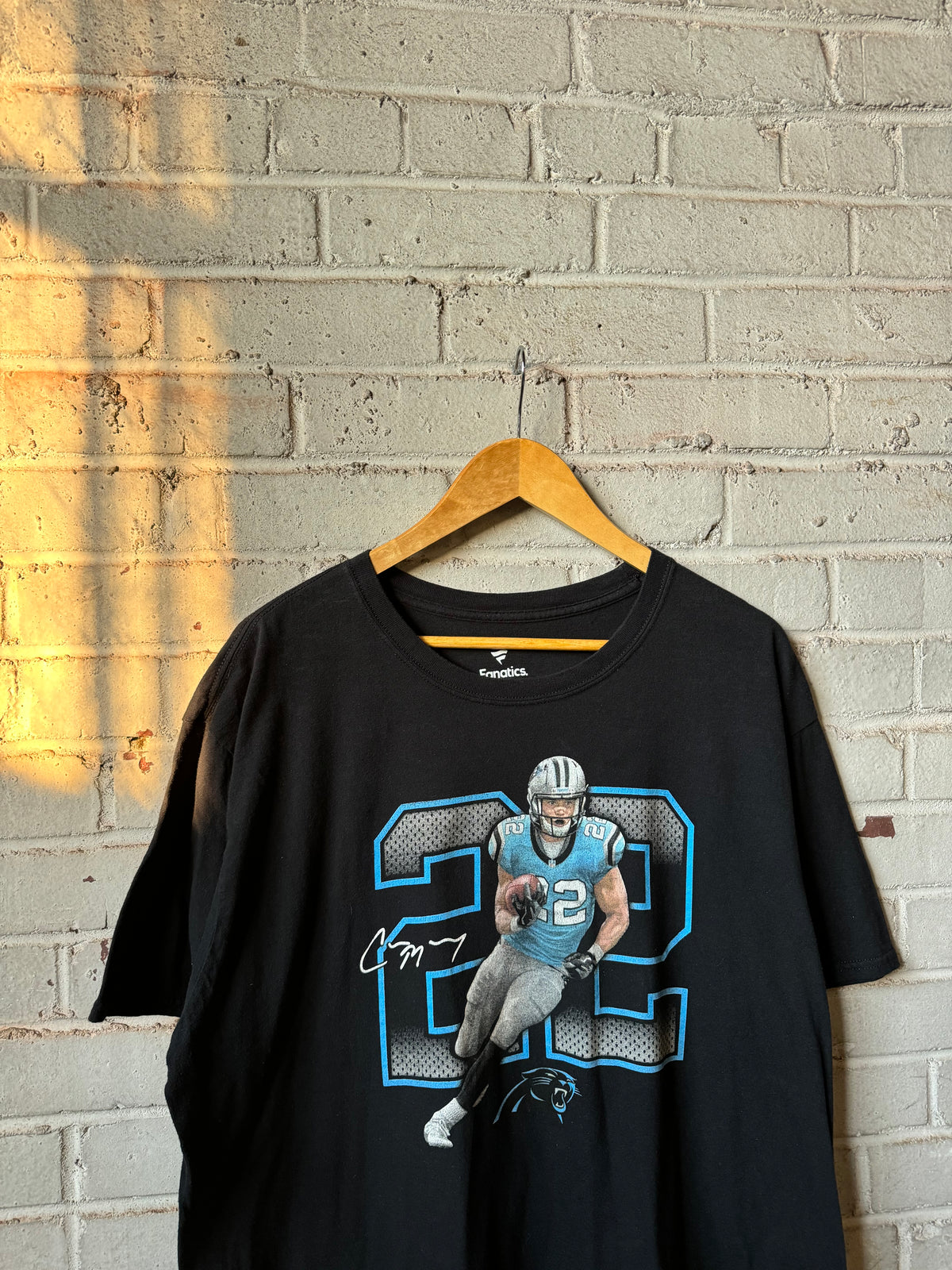 2010’s Carolina Panthers Christian McCaffrey Black NFL Player Tee (XL)