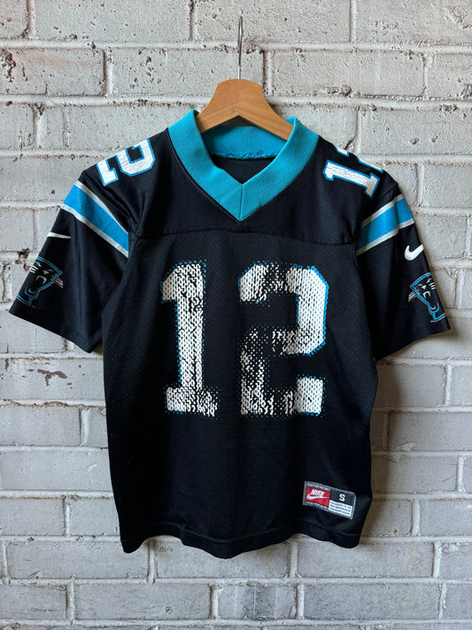 90’s Carolina Panthers Kerry Collins Vintage Black Nike NFL Jersey (Youth Small)