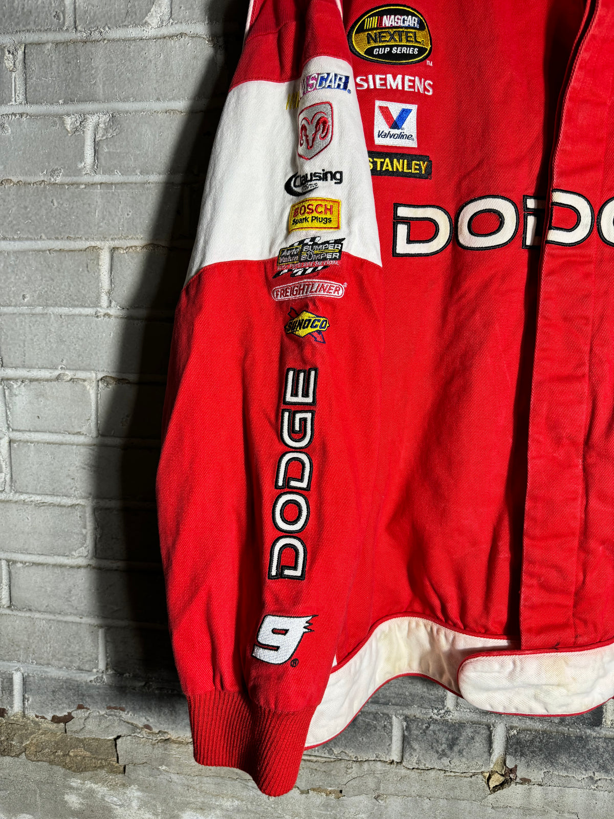2005 Kasey Kahne Vintage Chase Authentics Dodge NASCAR Nextel Cup Series Fully Embroidered Jacket (XXXL)