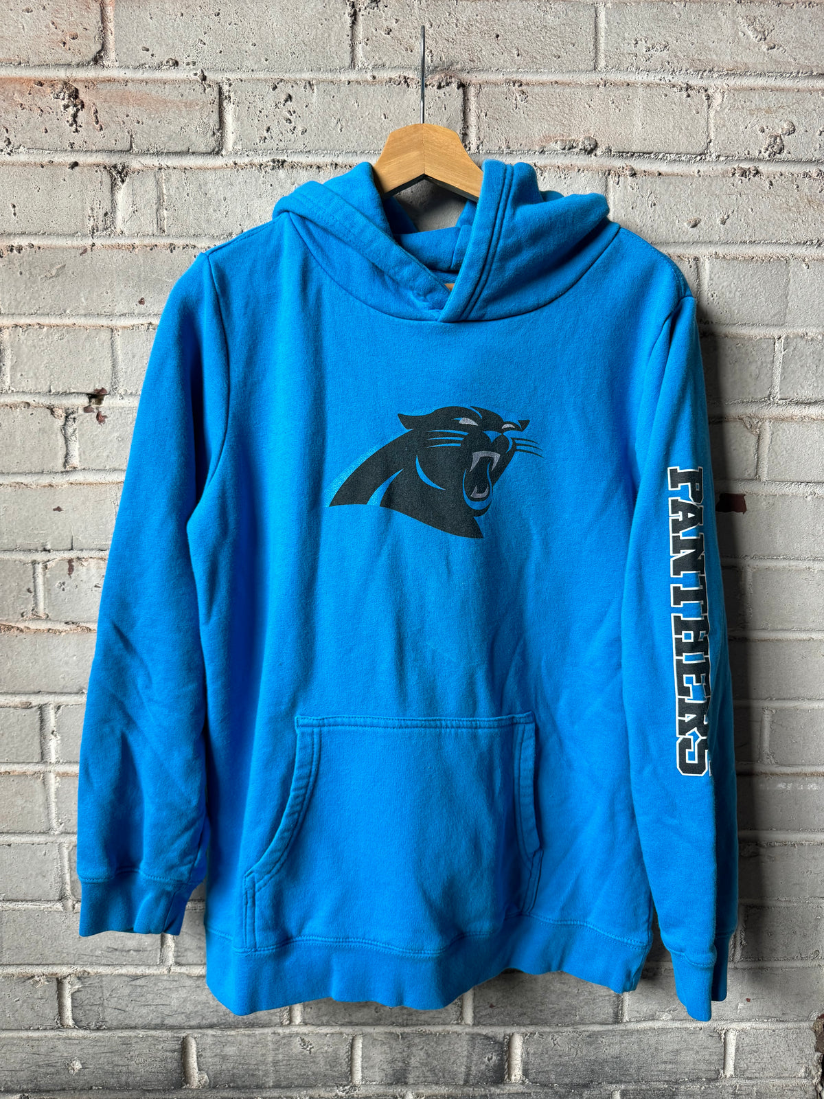 Carolina Panthers Blue Fanatics Spellout NFL Hoodie (Youth XL)