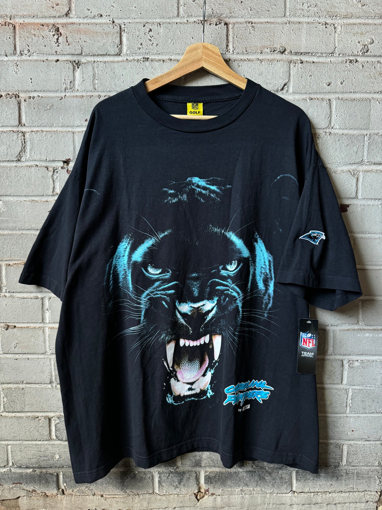 2024 Carolina Panthers x GOLF WANG x NFL Big Face Panther Tee - Deadstock (XL)