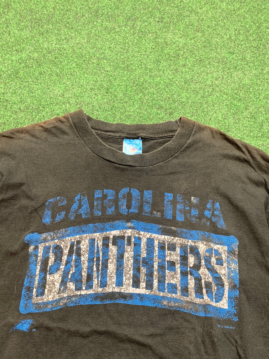 1995 Carolina Panthers NFL Faded Vintage Tee (XL)