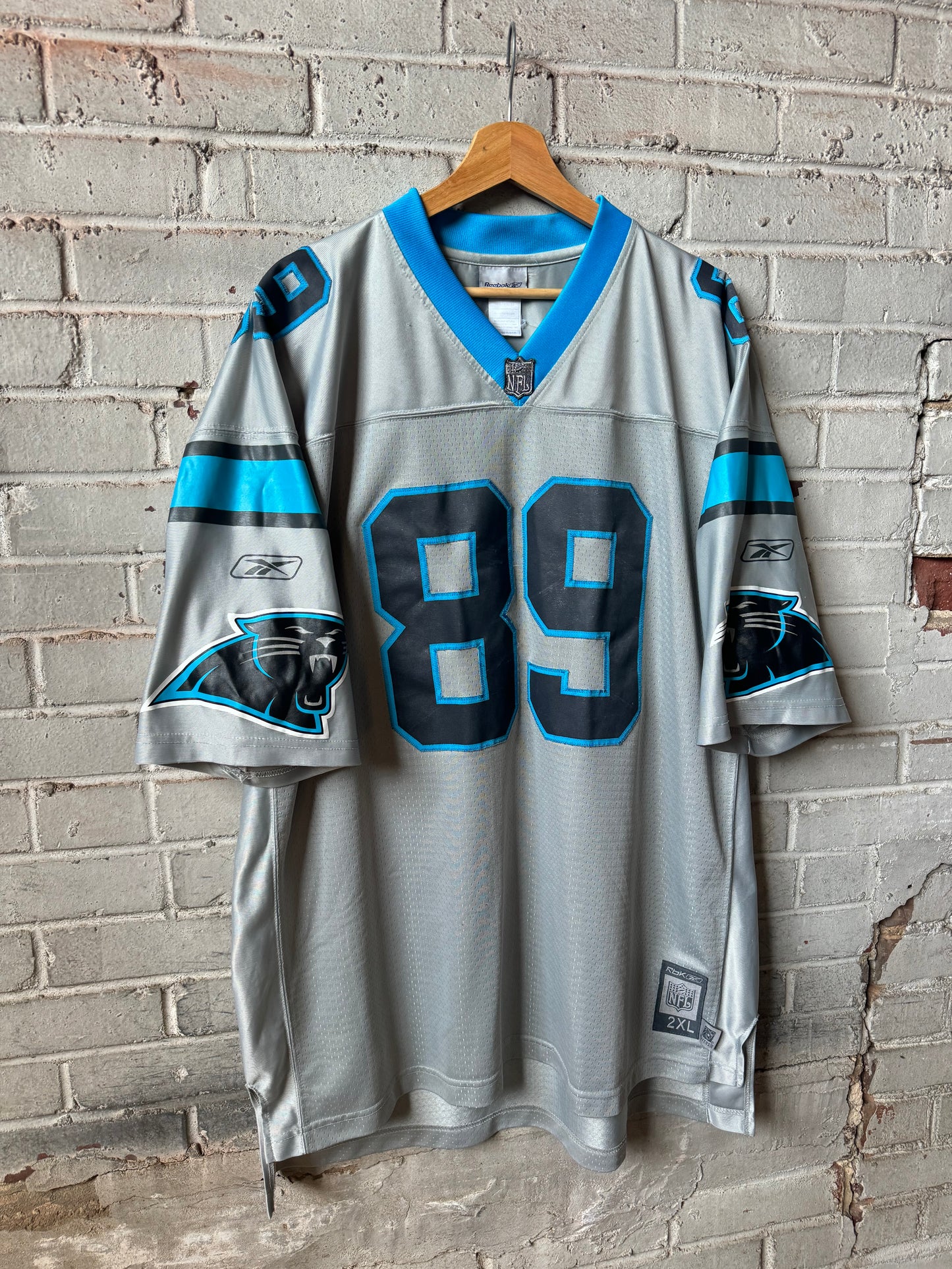 00’s Carolina Panthers Steve Smith Vintage Reebok Storm Collection NFL Jersey (XXL)