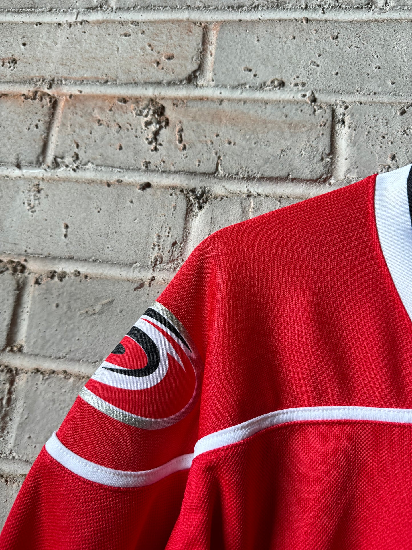 2010’s Charlotte Checkers Carolina Hurricanes Era Red Reebok AHL Hockey Jersey (XXL)