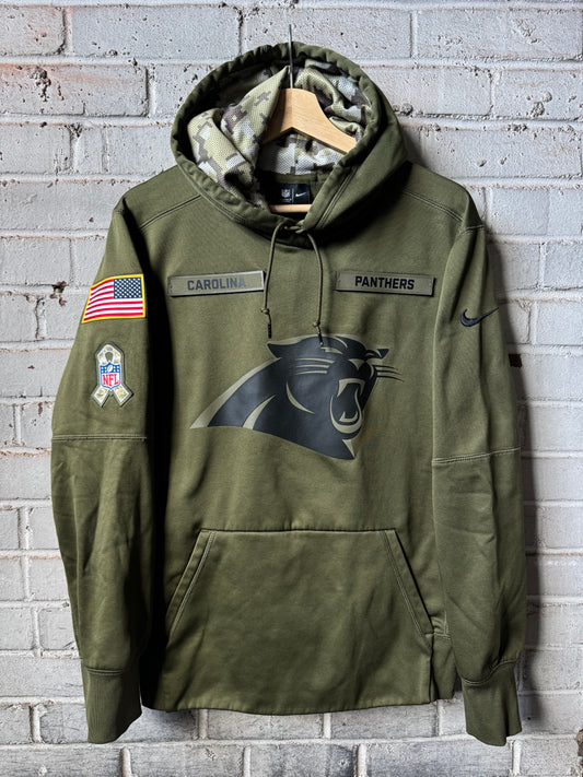 2018 Carolina Panthers Nike Salute to Service NFL Hoodie (Small)
