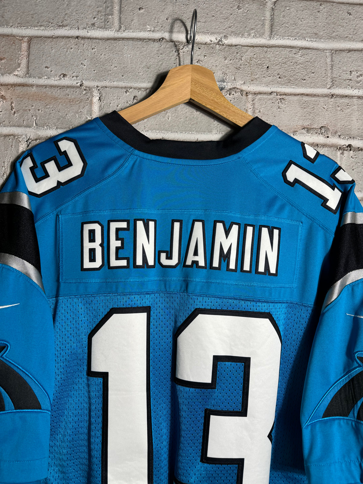2017 Carolina Panthers Kelvin Benjamin Blue Alternate Nike Vapor Limited Stitched NFL Jersey (Large)