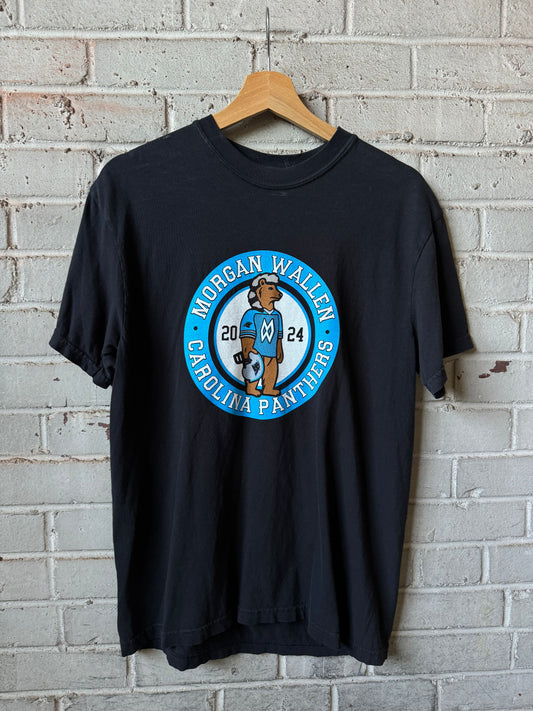 2024 Carolina Panthers Morgan Wallen Concert Tee (Medium)