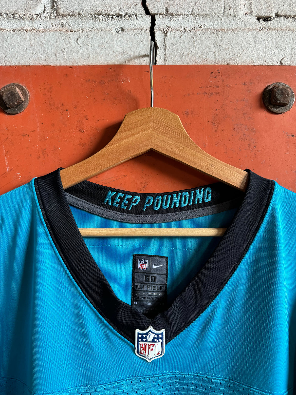 2012 Carolina Panthers Cam Newton Alternate Blue Nike First Generation Heavy Mesh Authentic NFL Jersey (4XL)