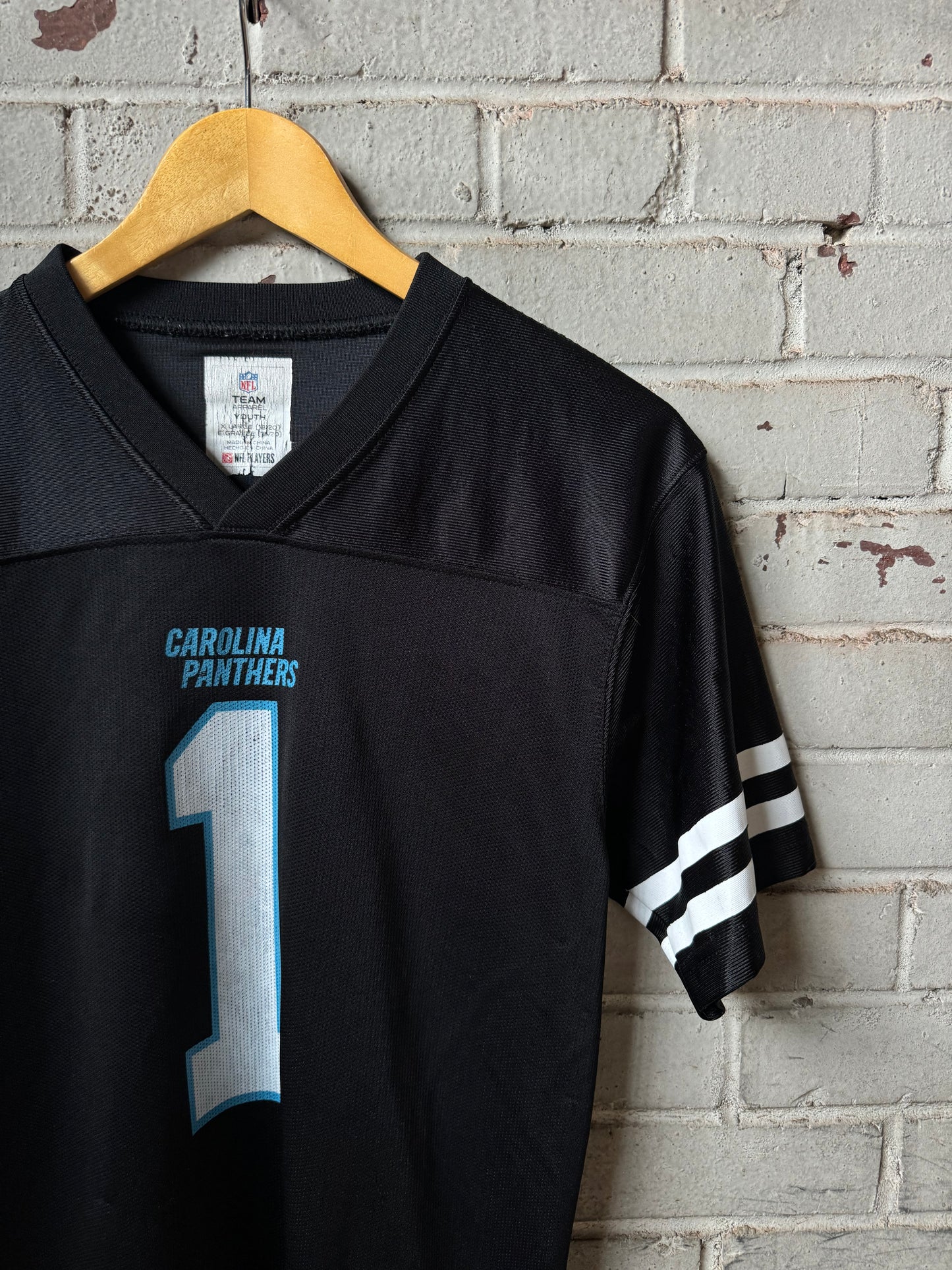 2010’s Carolina Panthers Cam Newton Black NFL Jersey (Youth XL)
