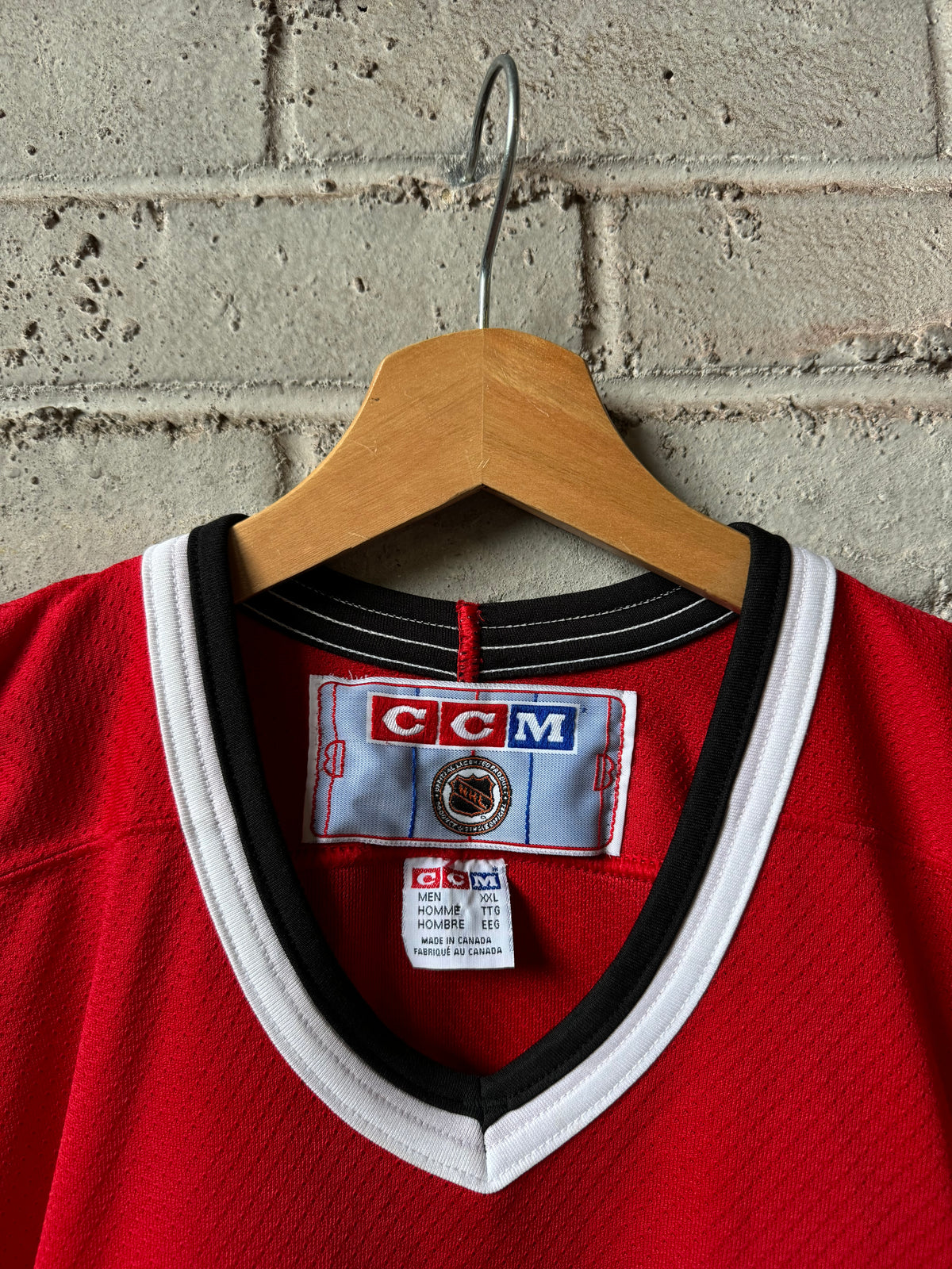 00’s Carolina Hurricanes Vintage Red #34 CCM NHL Hockey Jersey (XXL)