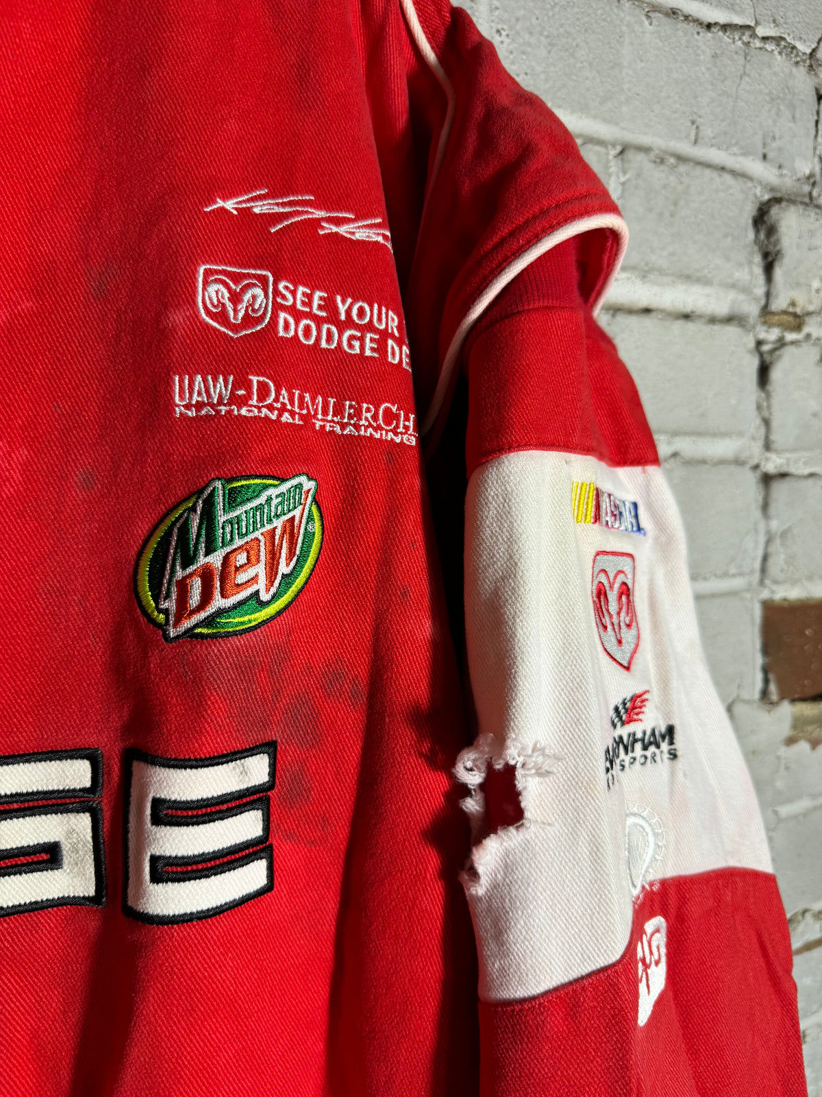 2005 Kasey Kahne Vintage Chase Authentics Dodge NASCAR Nextel Cup Series Fully Embroidered Jacket (XXXL)