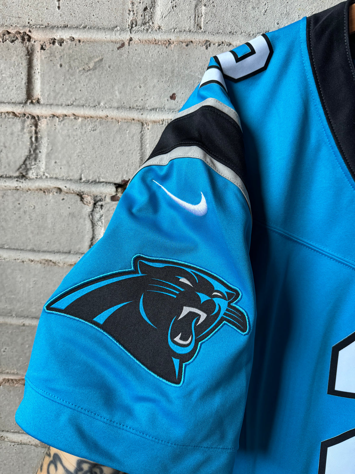 2022 Carolina Panthers D.J. Moore Blue Alternate Nike Vapor Limited Stitched NFL Jersey (XL)