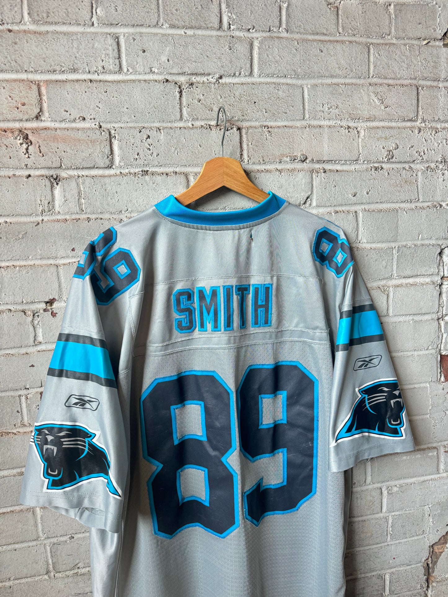 00’s Carolina Panthers Steve Smith Vintage Reebok Storm Collection NFL Jersey (XXL)