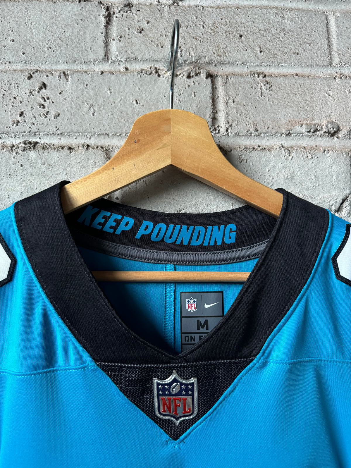 2022 Carolina Panthers Christian McCaffrey Blue Alternate Nike Vapor Limited Stitched NFL Jersey (Medium)