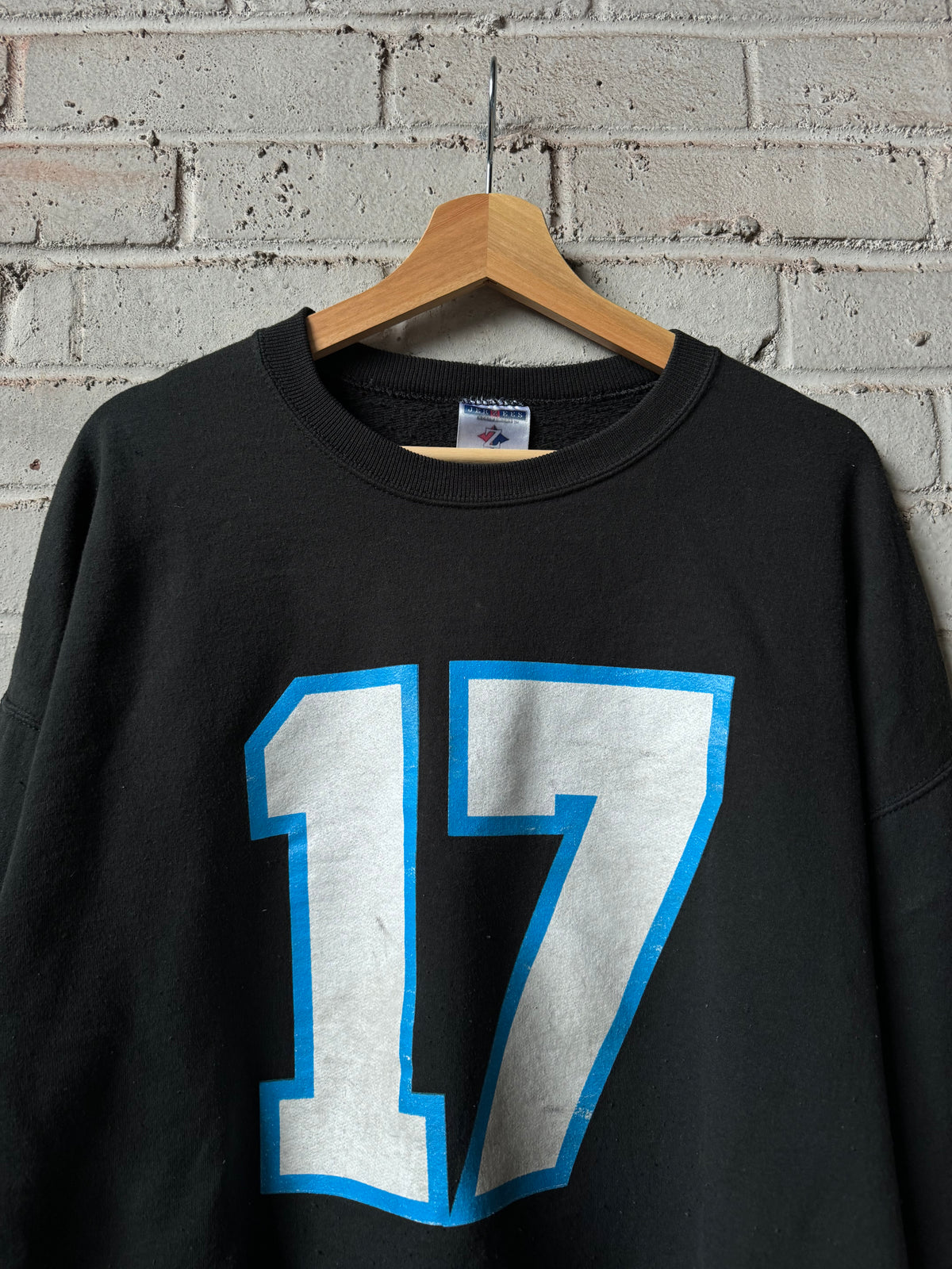 2004 Carolina Panthers Jake Delhomme Vintage Black NFL Jersey Crewneck (XL)