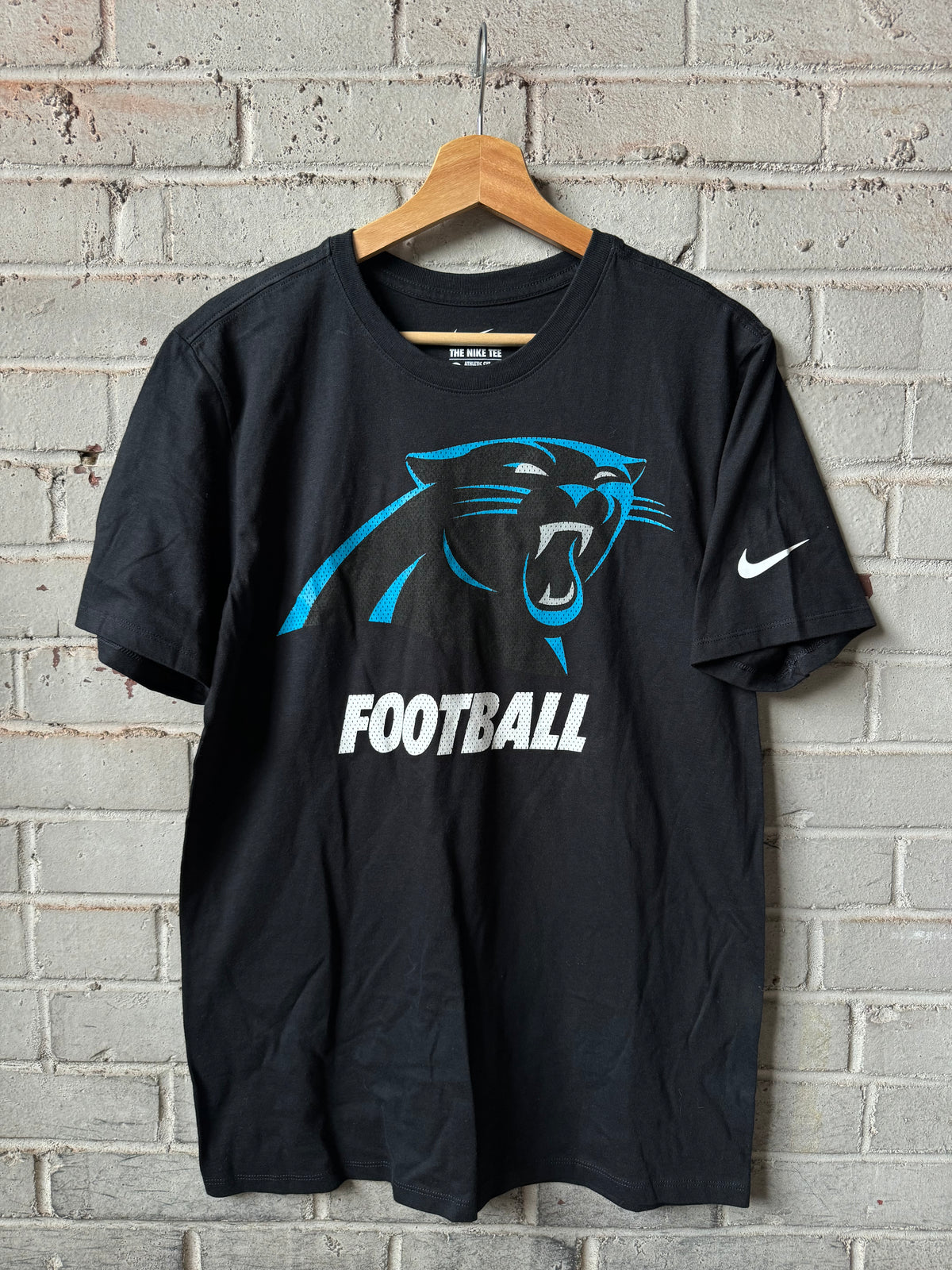 2015 Carolina Panthers Black Nike NFL Equipment Sideline Tee - Deadstock (Medium)