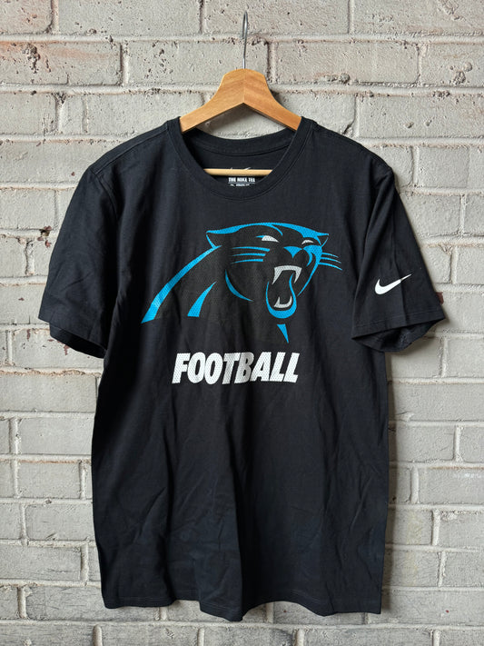 2015 Carolina Panthers Black Nike NFL Equipment Sideline Tee - Deadstock (Medium)