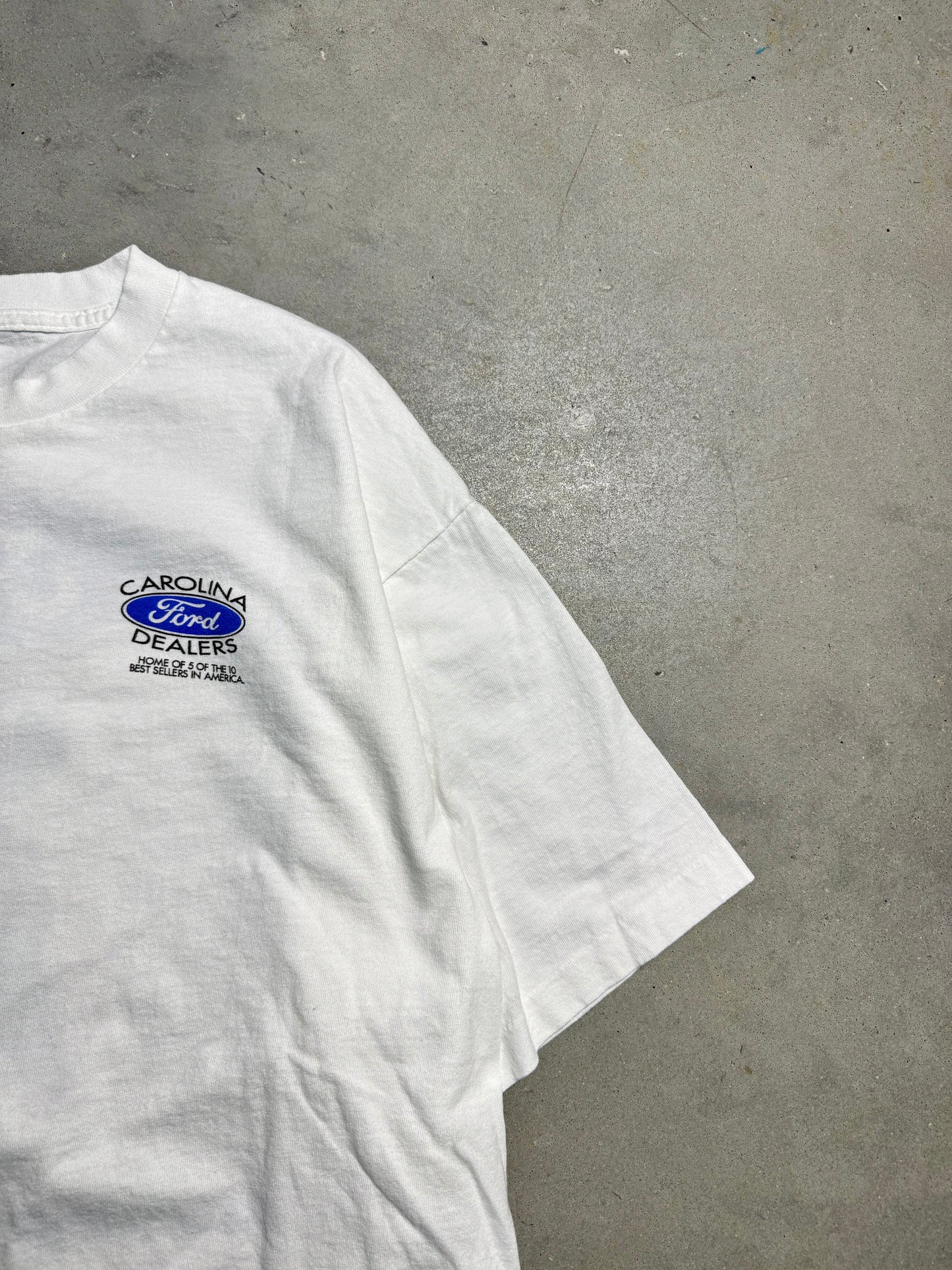 90’s Charlotte Hornets x Ford Teaming Up To Bee #1 Vintage Hugo NBA Tee (XL)