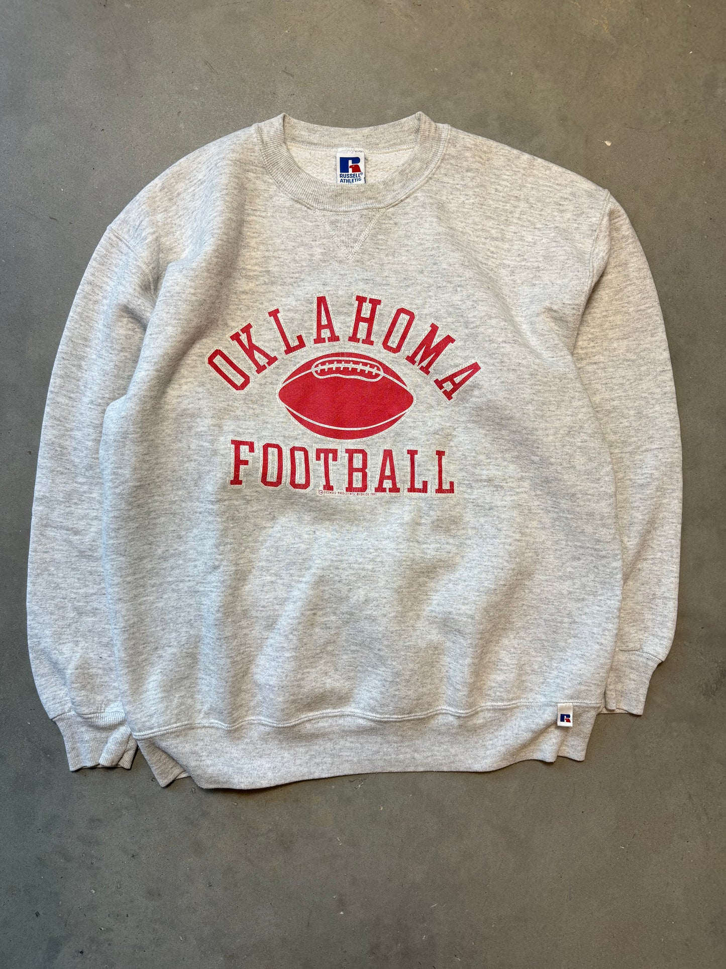 90’s Oklahoma Sooners Football Vintage Russell Athletic Crewneck (Large)