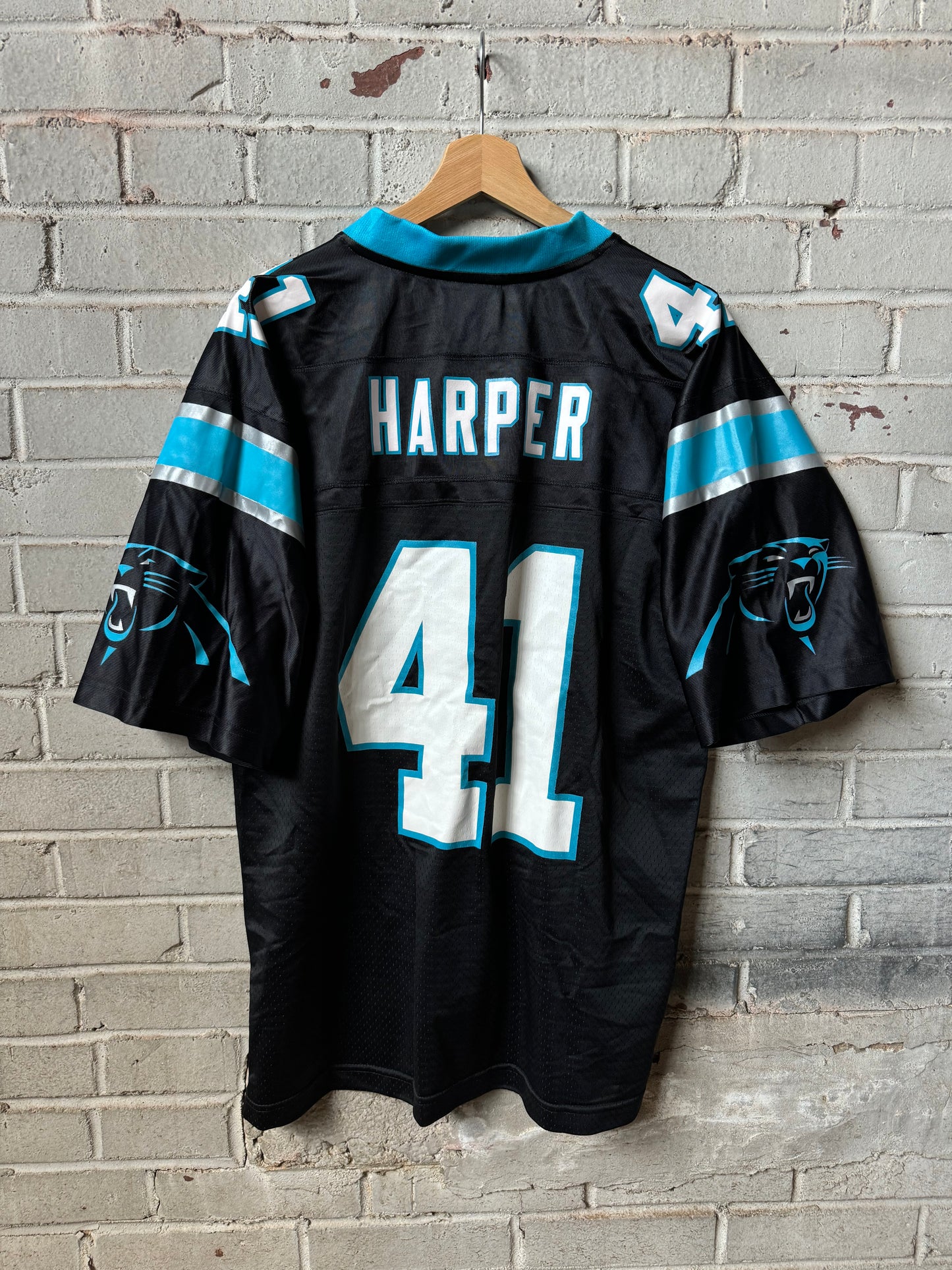 2015 Carolina Panthers Roman Harper Black NFL Jersey (Medium)