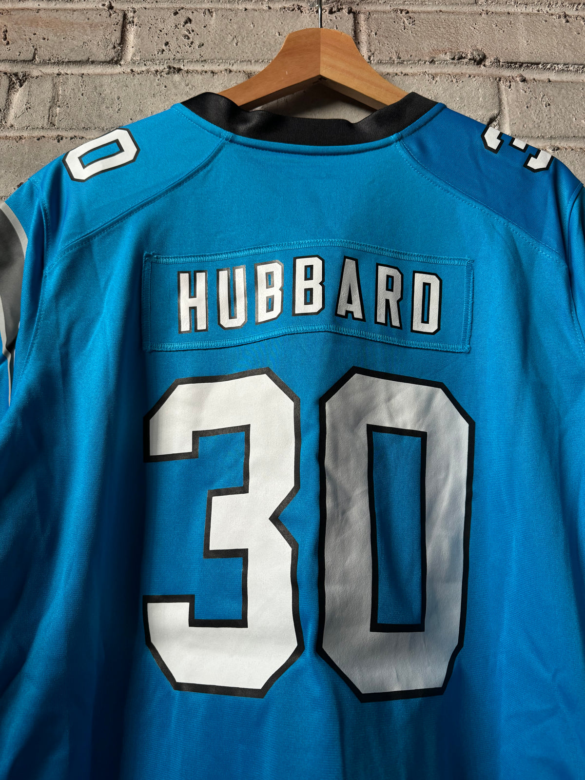 2023 Carolina Panthers Chuba Hubbard Process Blue Nike Game NFL Jersey (XL)