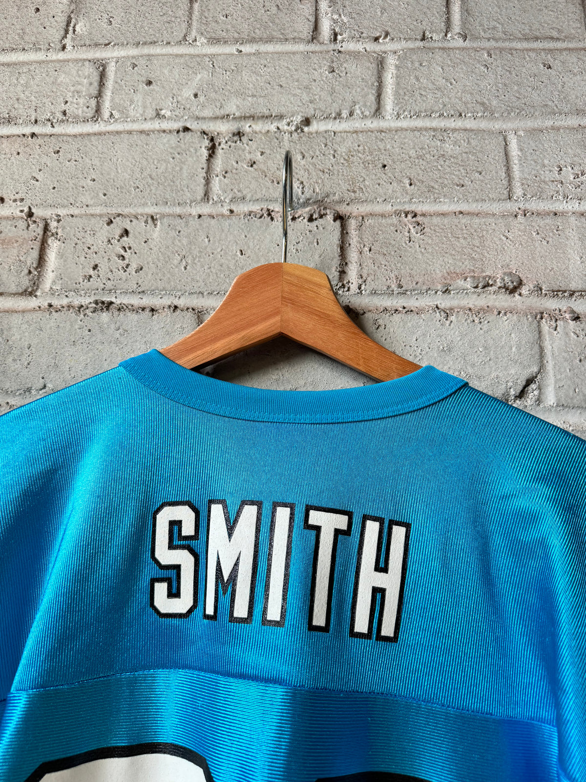 00’s Carolina Panthers Steve Smith Vintage Alternate Blue NFL Jersey (XL)