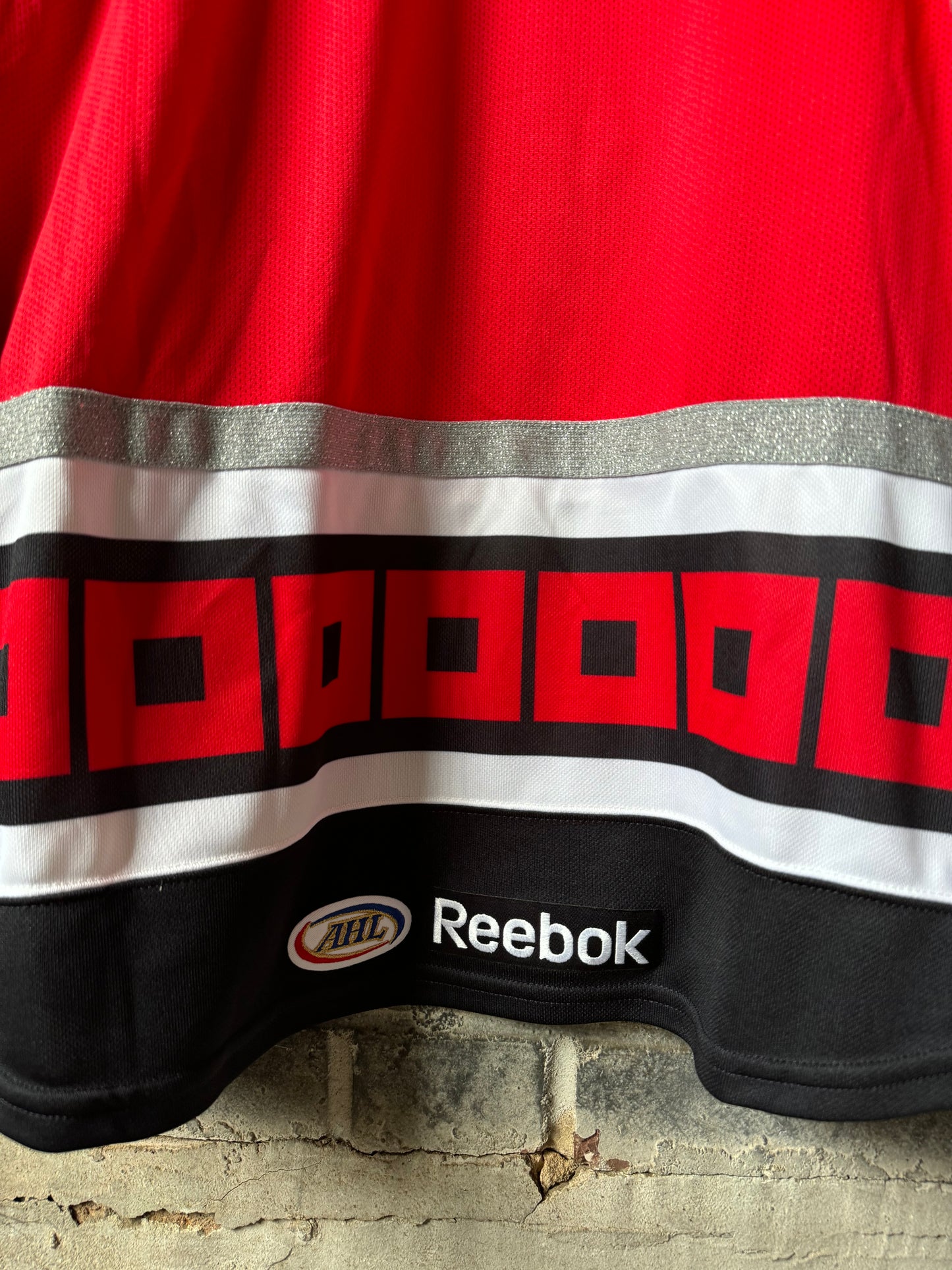 2010’s Charlotte Checkers Carolina Hurricanes Era Red Reebok AHL Hockey Jersey (XXL)