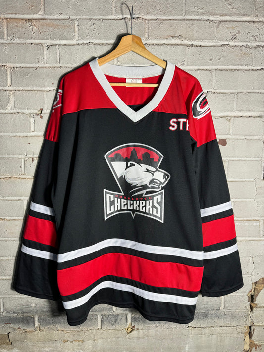 2010’s Charlotte Checkers Hurricanes Season Ticket Holder Hockey Jersey (XL)