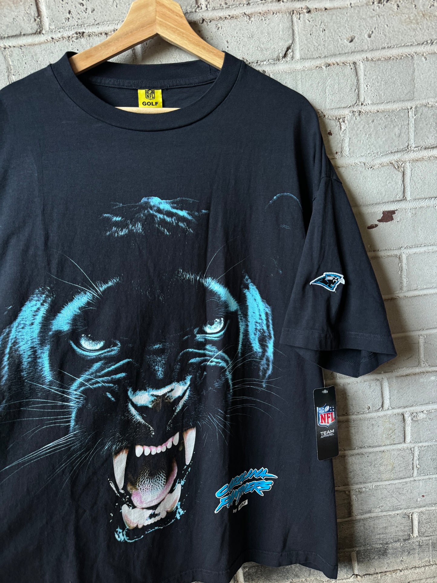 2024 Carolina Panthers x GOLF WANG x NFL Big Face Panther Tee - Deadstock (XL)
