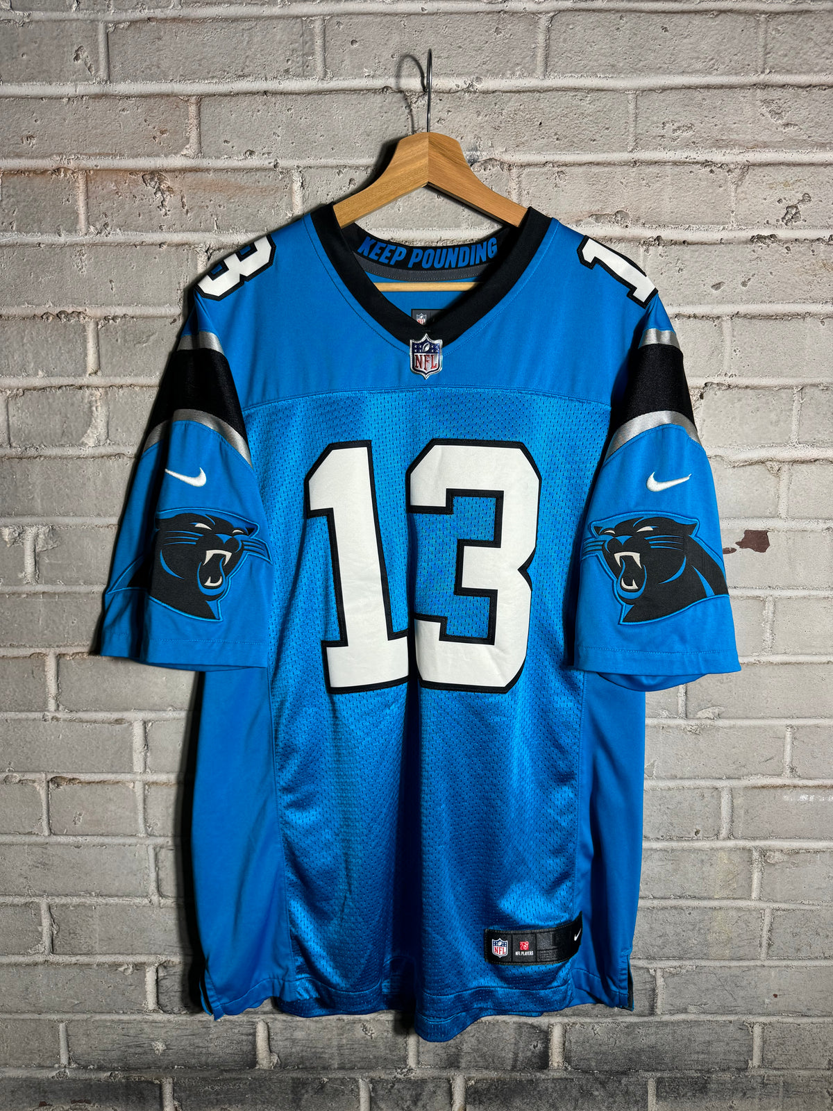 2017 Carolina Panthers Kelvin Benjamin Blue Alternate Nike Vapor Limited Stitched NFL Jersey (Large)