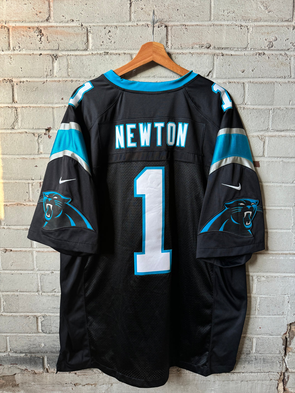 2016 Carolina Panthers Cam Newton Black Nike Vapor Limited Stitched NFL Jersey (XXL)