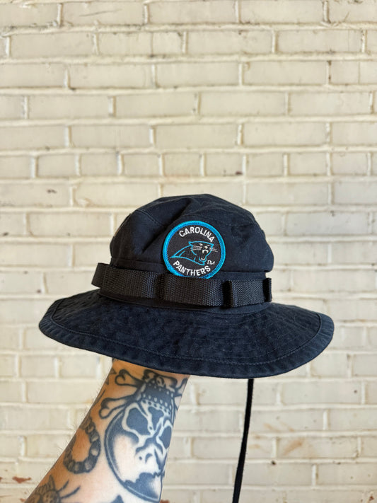 90’s Carolina Panthers Vintage Black Government Issued Boonie Hat (Large)