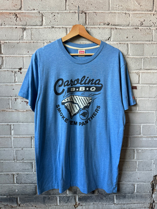 Carolina Panthers Blue Homage Smoke Em Panthers NFL Tee (XL)