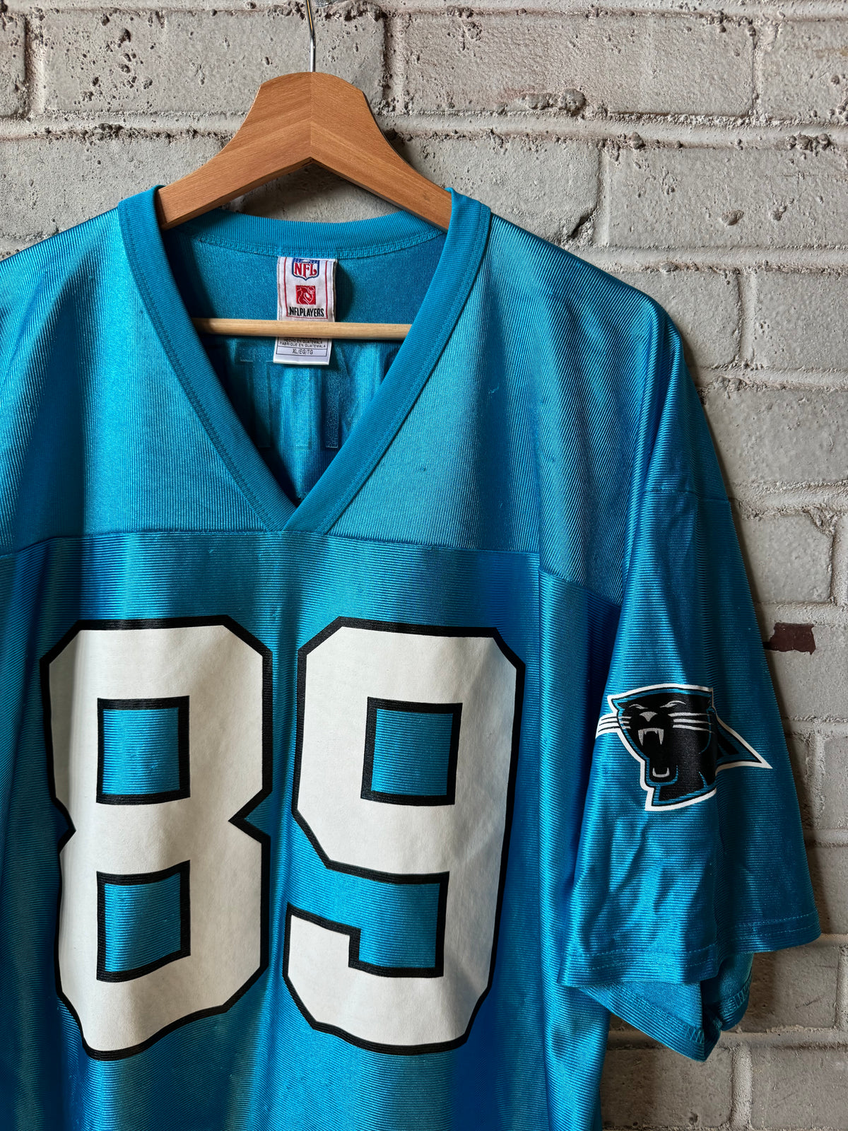 00’s Carolina Panthers Steve Smith Vintage Alternate Blue NFL Jersey (XL)