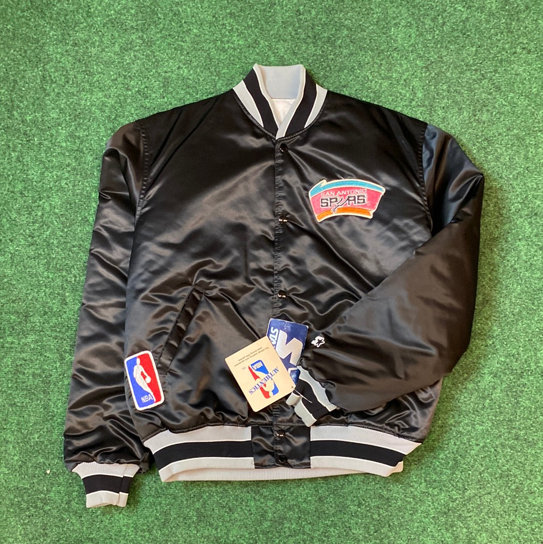 90’s San Antonio Spurs Deadstock Starter Satin NBA Jacket (Large)