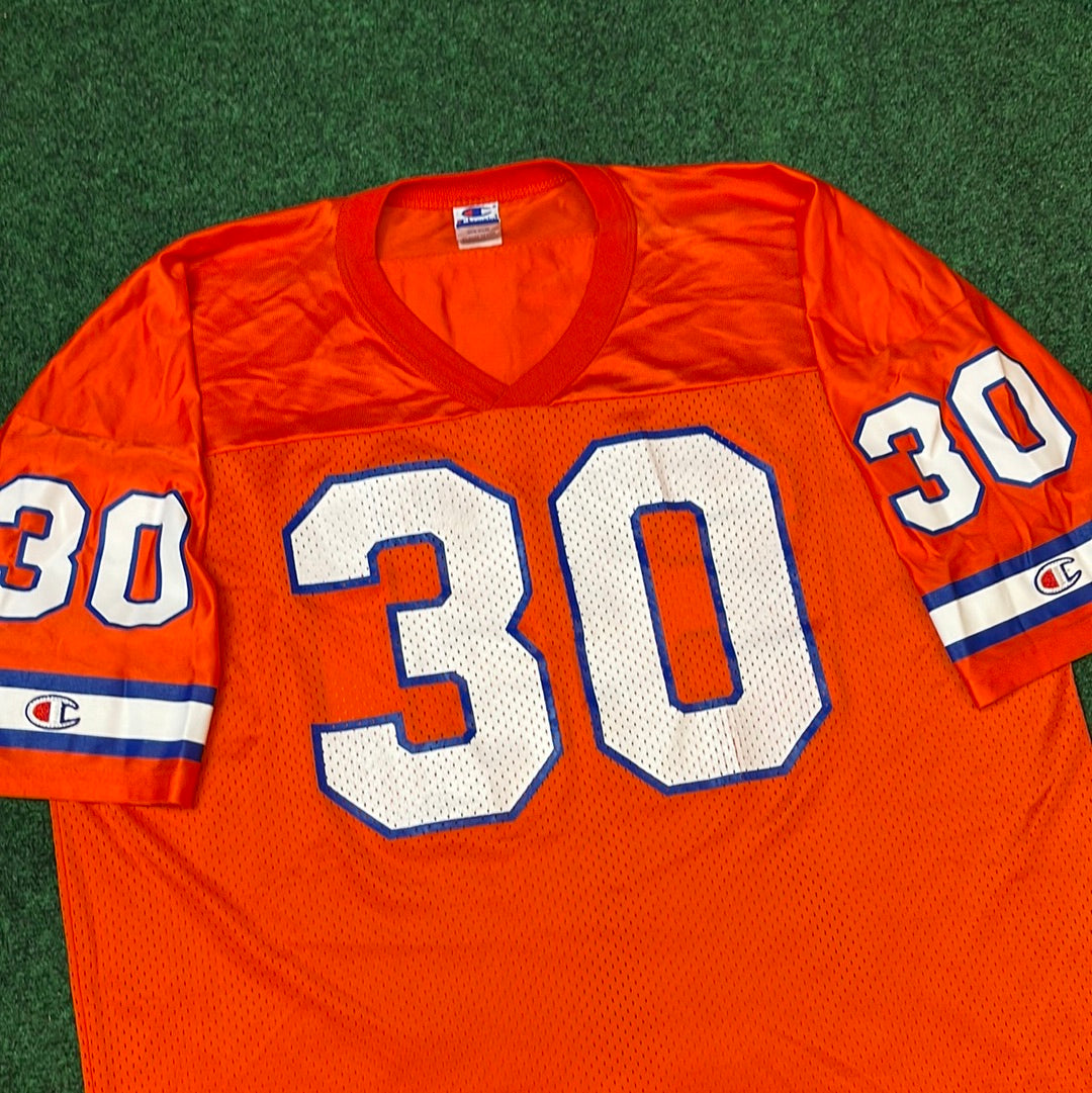 90’s Denver Broncos Terrell Davis Vintage NFL Champion Football Jersey (XXL)