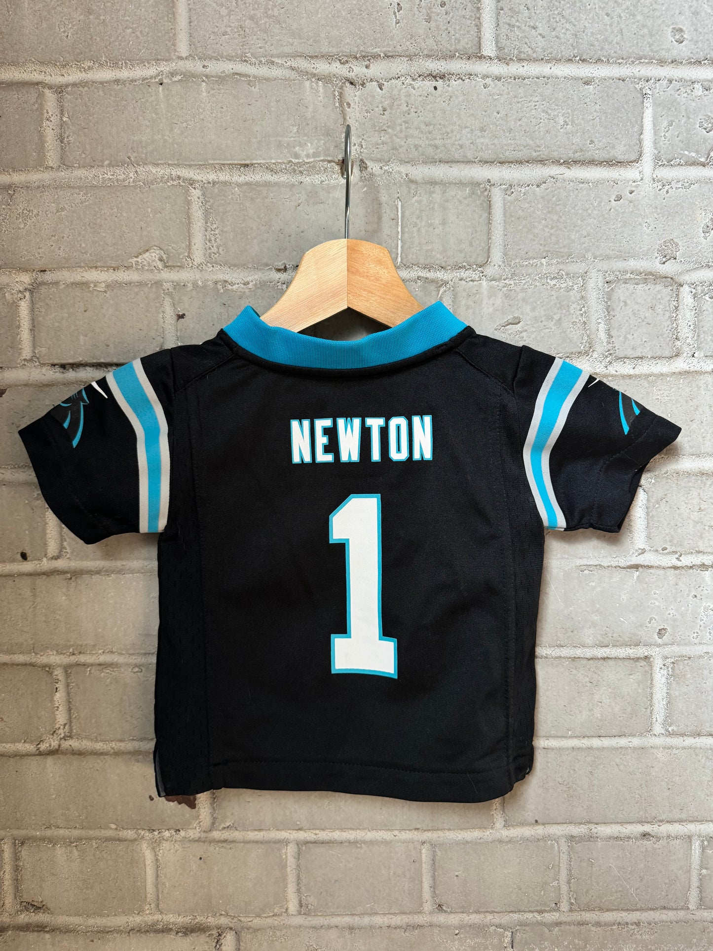 2012 Carolina Panthers Cam Newton Black Nike NFL Jersey (12M)