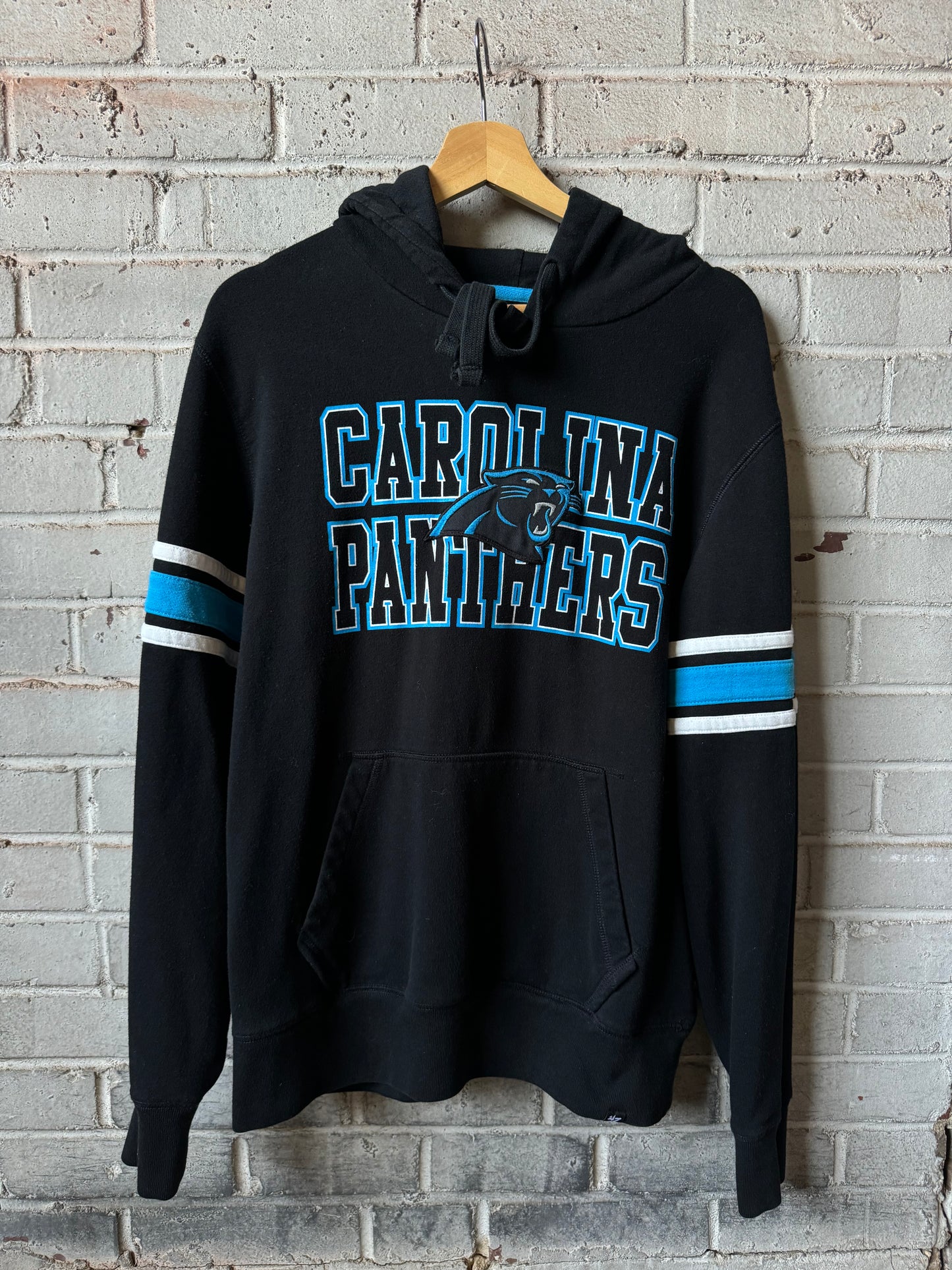 Carolina Panthers x 47 Brand NFL Embroidered Hoodie (Medium)
